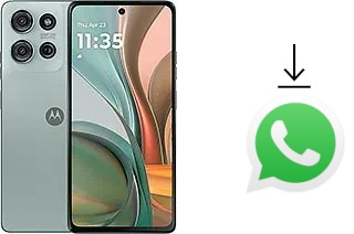 How to install WhatsApp in a Motorola Moto G75