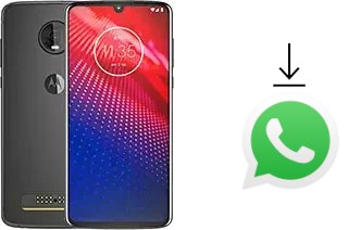 How to install WhatsApp in a Motorola Moto Z4