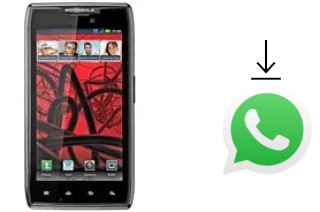 How to install WhatsApp in a Motorola RAZR MAXX