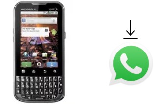 How to install WhatsApp in a Motorola XPRT MB612