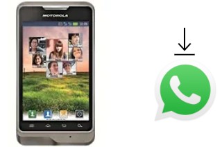 How to install WhatsApp in a Motorola XT390