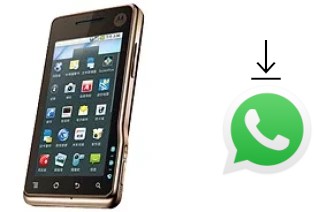 How to install WhatsApp in a Motorola XT720 MOTOROI