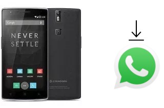 How to install WhatsApp in an OnePlus One