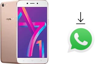 How to install WhatsApp in an Oppo A71 (2018)