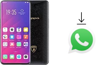 How to install WhatsApp in an Oppo Find X Lamborghini Edition