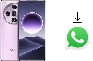 How to install WhatsApp in an Oppo Find X7