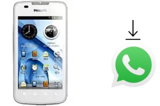 How to install WhatsApp in a Philips D633