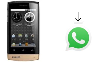 How to install WhatsApp in a Philips D822