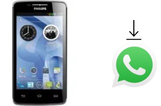 How to install WhatsApp in a Philips D833