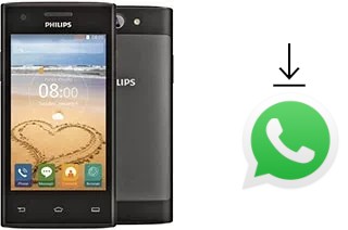 How to install WhatsApp in a Philips S309