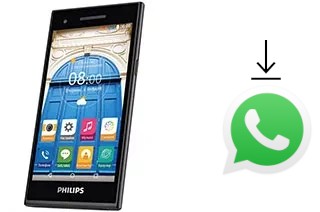 How to install WhatsApp in a Philips S396