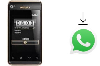 How to install WhatsApp in a Philips T939