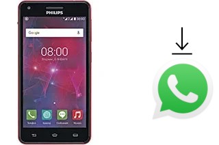 How to install WhatsApp in a Philips V377