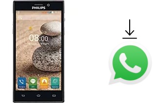 How to install WhatsApp in a Philips V787