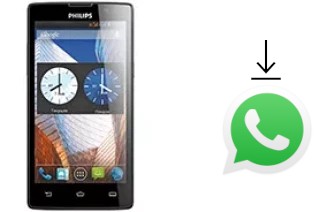 How to install WhatsApp in a Philips W3500