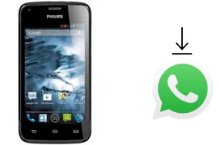 How to install WhatsApp in a Philips W3568