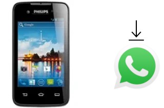 How to install WhatsApp in a Philips W5510