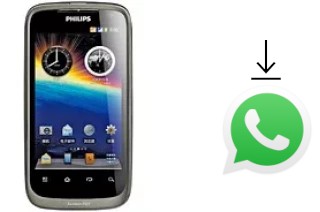 How to install WhatsApp in a Philips W632