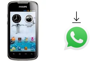 How to install WhatsApp in a Philips W635