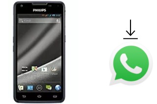 How to install WhatsApp in a Philips W6610