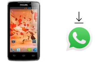 How to install WhatsApp in a Philips W732