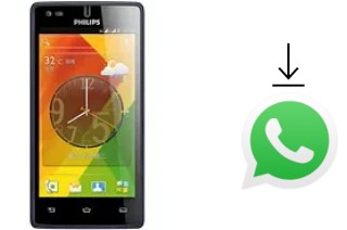 How to install WhatsApp in a Philips W737