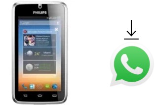 How to install WhatsApp in a Philips W8500