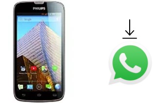 How to install WhatsApp in a Philips W8555