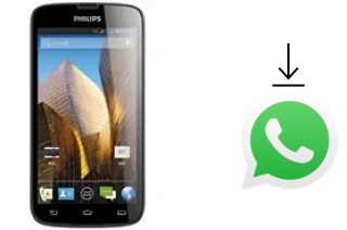 How to install WhatsApp in a Philips W8560