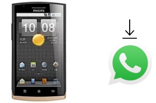 How to install WhatsApp in a Philips W920