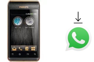 How to install WhatsApp in a Philips W930