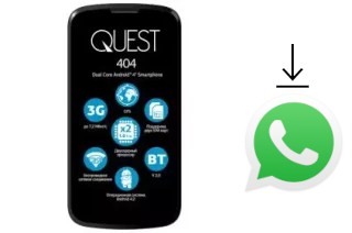 How to install WhatsApp in a Qumo Quest 404