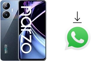 How to install WhatsApp in a Realme narzo N55