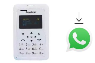 How to install WhatsApp in a RoyalStar W102