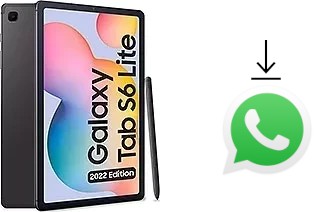 How to install WhatsApp in a Samsung Galaxy Tab S6 Lite (2022)