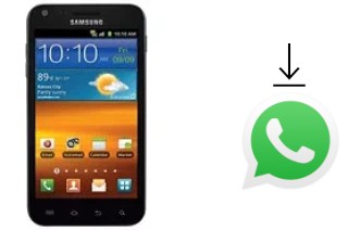 How to install WhatsApp in a Samsung Galaxy S II Epic 4G Touch