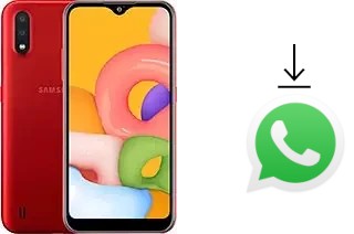 How to install WhatsApp in a Samsung Galaxy A01