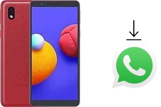 How to install WhatsApp in a Samsung Galaxy M01 Core