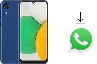 How to install WhatsApp in a Samsung Galaxy A03 Core
