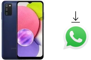 How to install WhatsApp in a Samsung Galaxy A03s