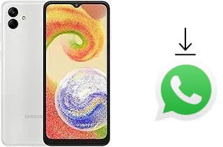 How to install WhatsApp in a Samsung Galaxy A04