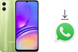 How to install WhatsApp in a Samsung Galaxy A05