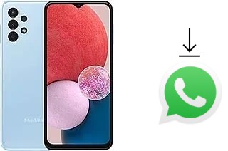 How to install WhatsApp in a Samsung Galaxy A13 (SM-A137)