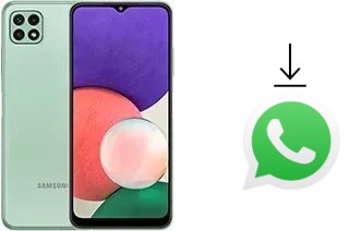 How to install WhatsApp in a Samsung Galaxy A22 5G