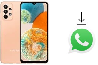 How to install WhatsApp in a Samsung Galaxy A23 5G