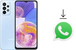 How to install WhatsApp in a Samsung Galaxy A23