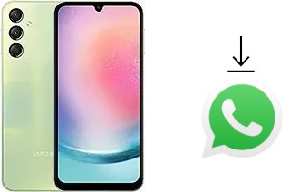 How to install WhatsApp in a Samsung Galaxy A24 4G