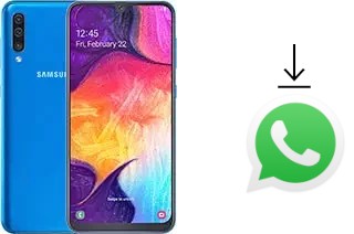 How to install WhatsApp in a Samsung Galaxy A50