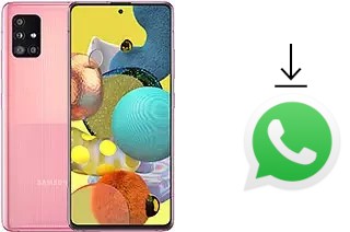 How to install WhatsApp in a Samsung Galaxy A51 5G