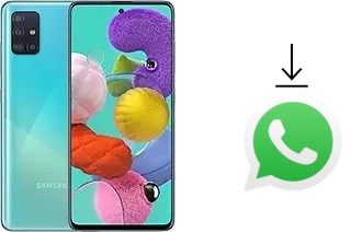 How to install WhatsApp in a Samsung Galaxy A71